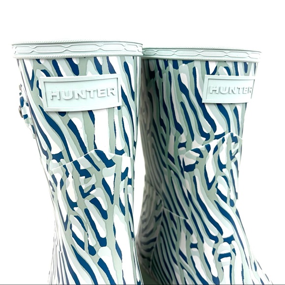 Hunter Original Coral Print Short Rain Boot - Picture 4 of 8